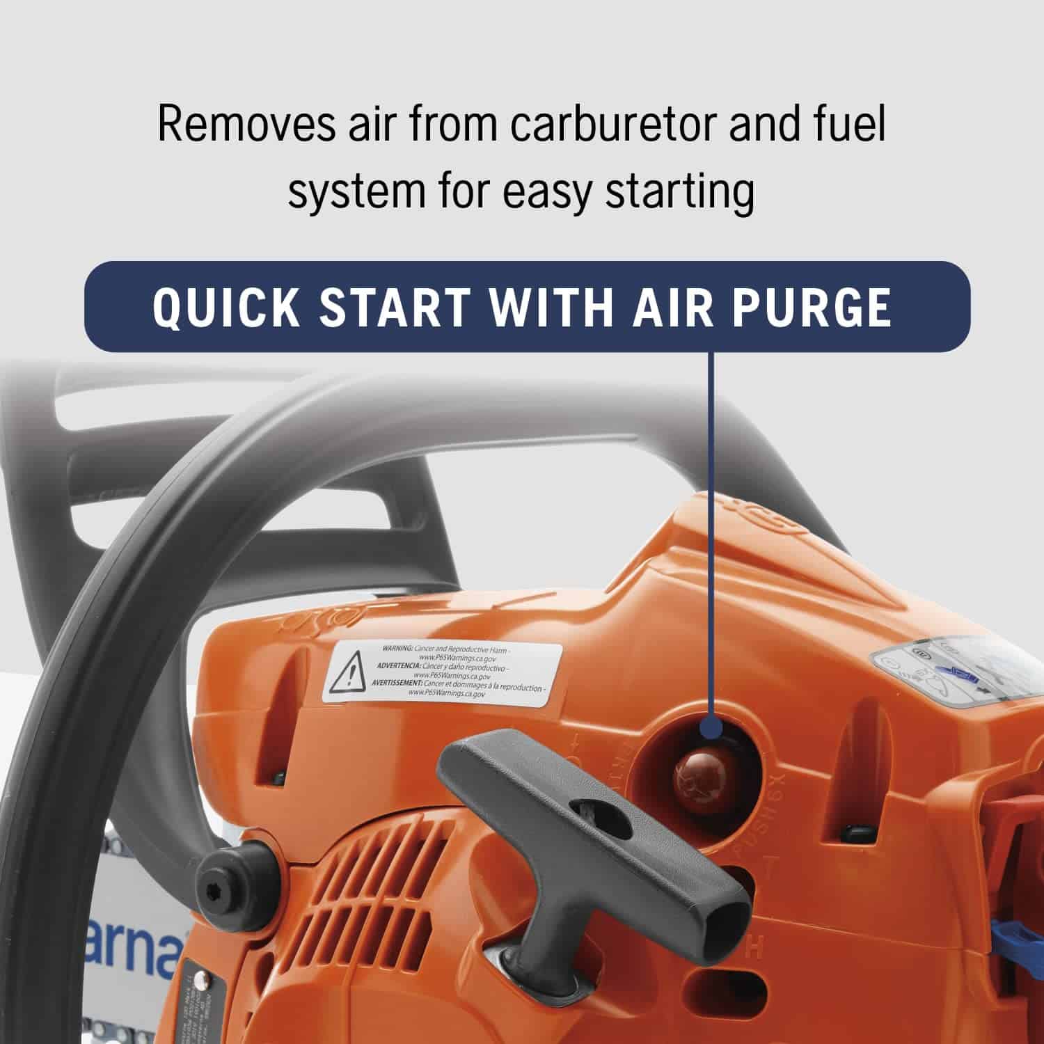 Husqvarna 120 Gas Powered Chainsaw, 38-cc 1.8-HP, 2-Cycle X-Torq Engine, 16 Inch Chainsaw with Automatic Oiler