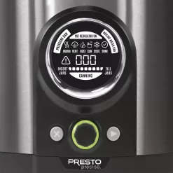 Presto Precise 1485-Watt 12 qt. Black Digital Electric Pressure Canner