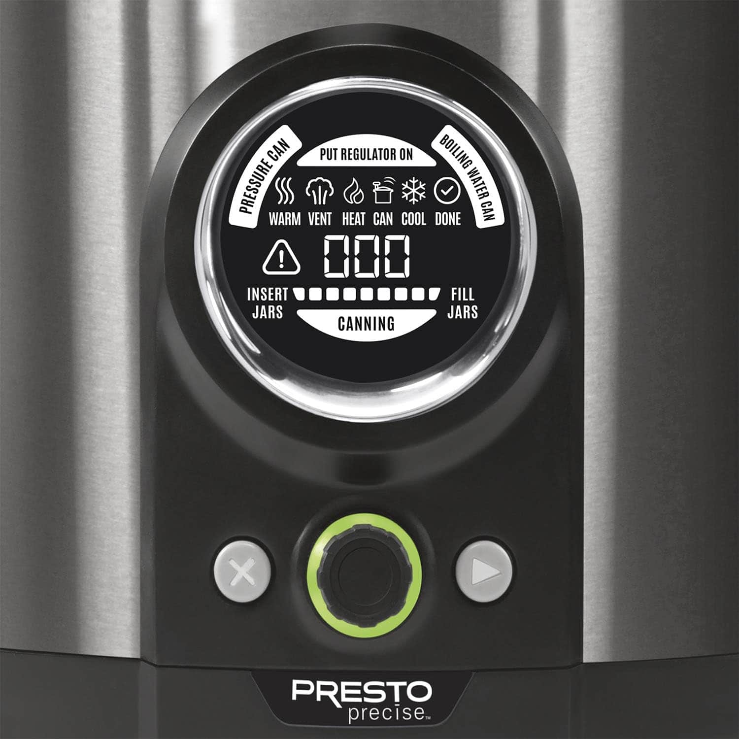 Presto Precise 1485-Watt 12 qt. Black Digital Electric Pressure Canner