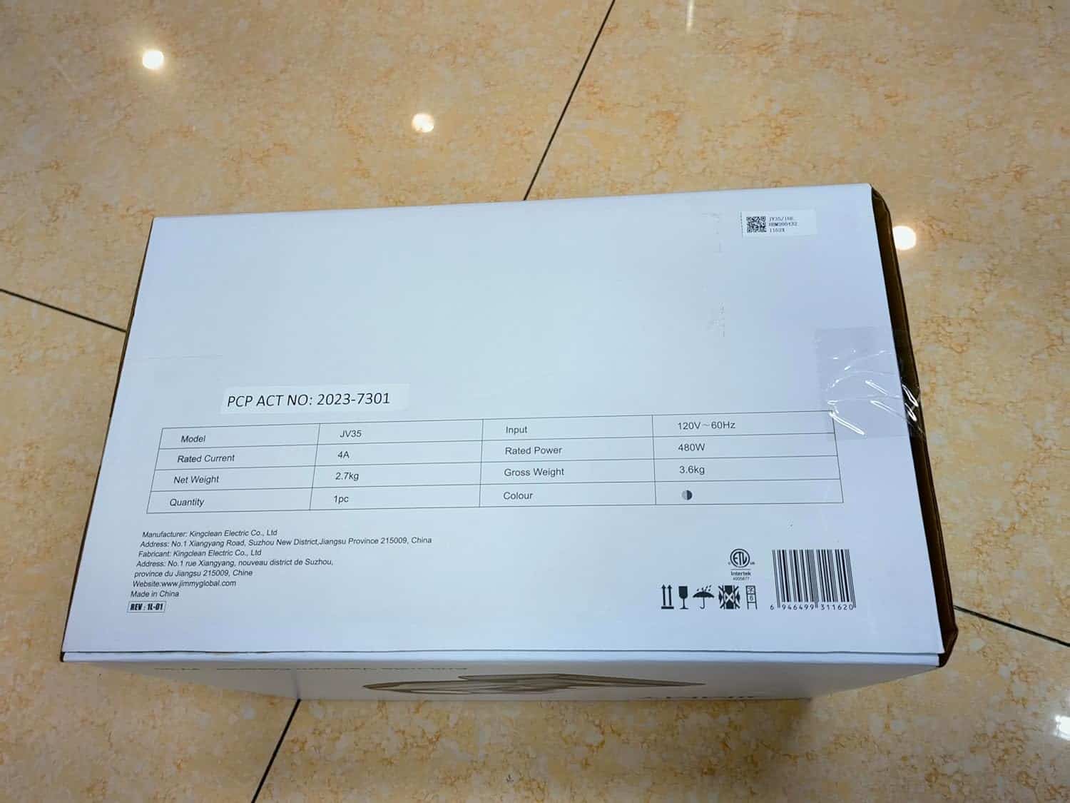 Jimmy Mattress Vacuum Cleaner, Anti-allergen Bed Vacuum Cleaner with UV-C Light & High Heating Tech