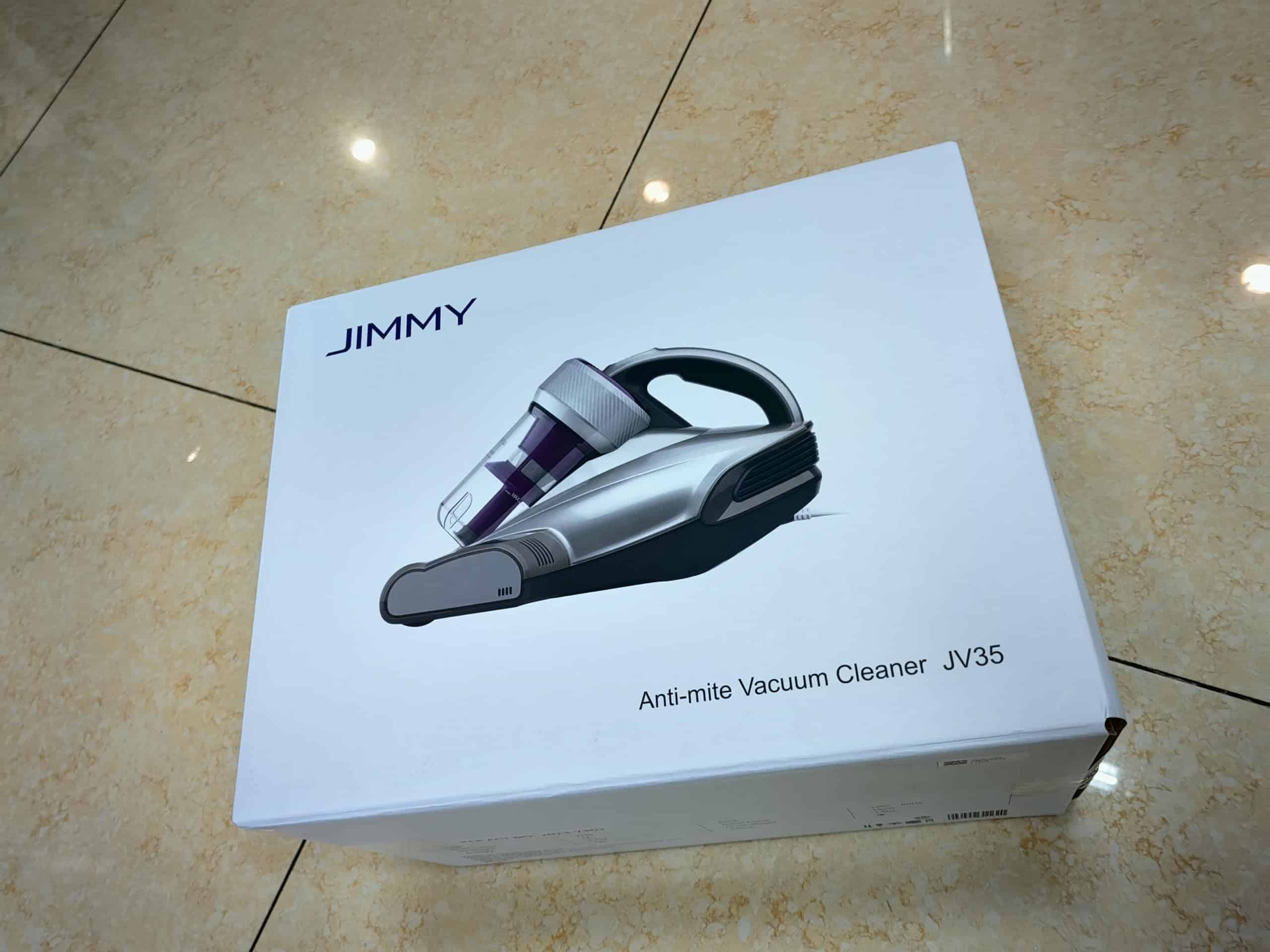 Jimmy Mattress Vacuum Cleaner, Anti-allergen Bed Vacuum Cleaner with UV-C Light & High Heating Tech