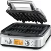 Breville BWM640XL Smart 4-Slice Waffle Maker, Silver