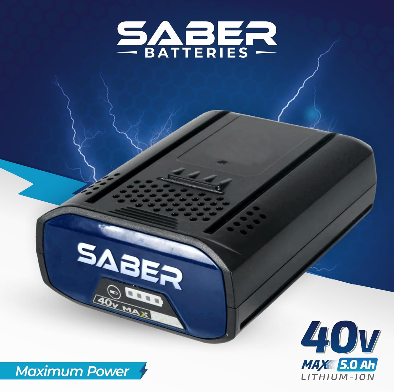 SABER 40V 5.0Ah Battery | Replaces Kobalt 40V Battery (High Capacity) - Image 3