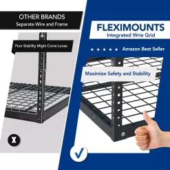 FLEXIMOUNTS 3x6 Overhead Garage Storage Adjustable Ceiling Storage Rack, 72