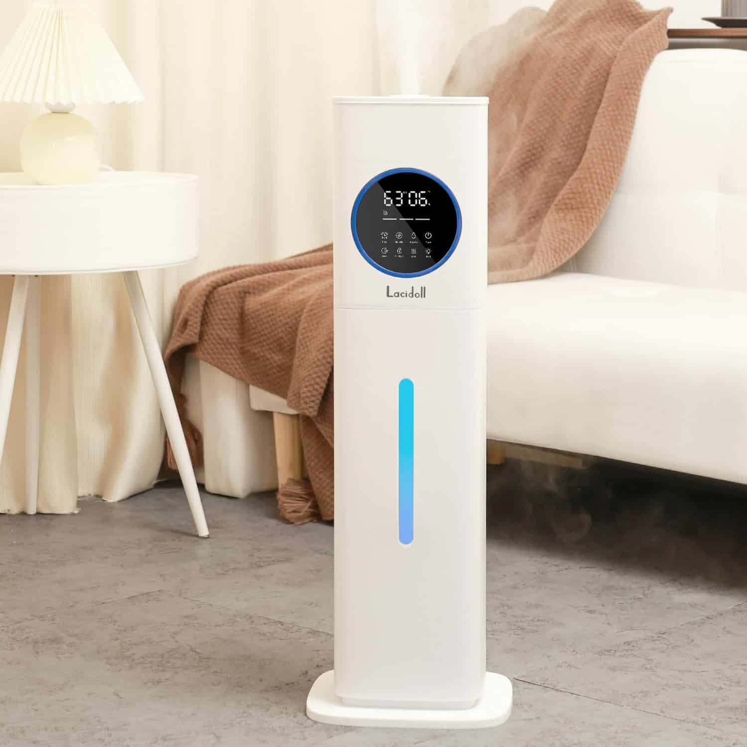 Warm and Cool Mist Humidifiers for Bedroom Home, 2.1gal Quiet Humidifier