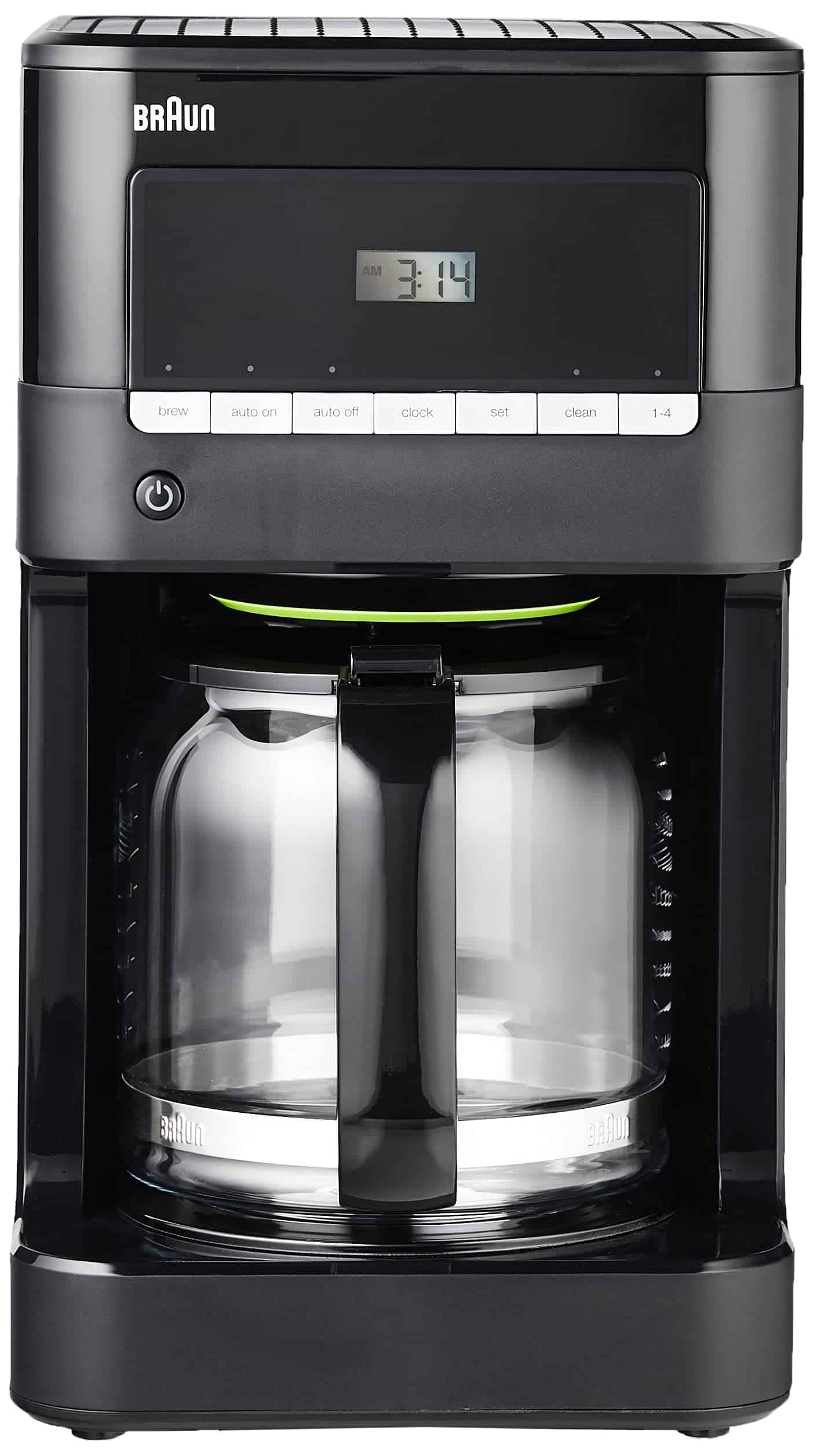 Braun BrewSense 12-Cup Drip Coffee Maker with Brew Strength Selector and Glass Carafe - Black