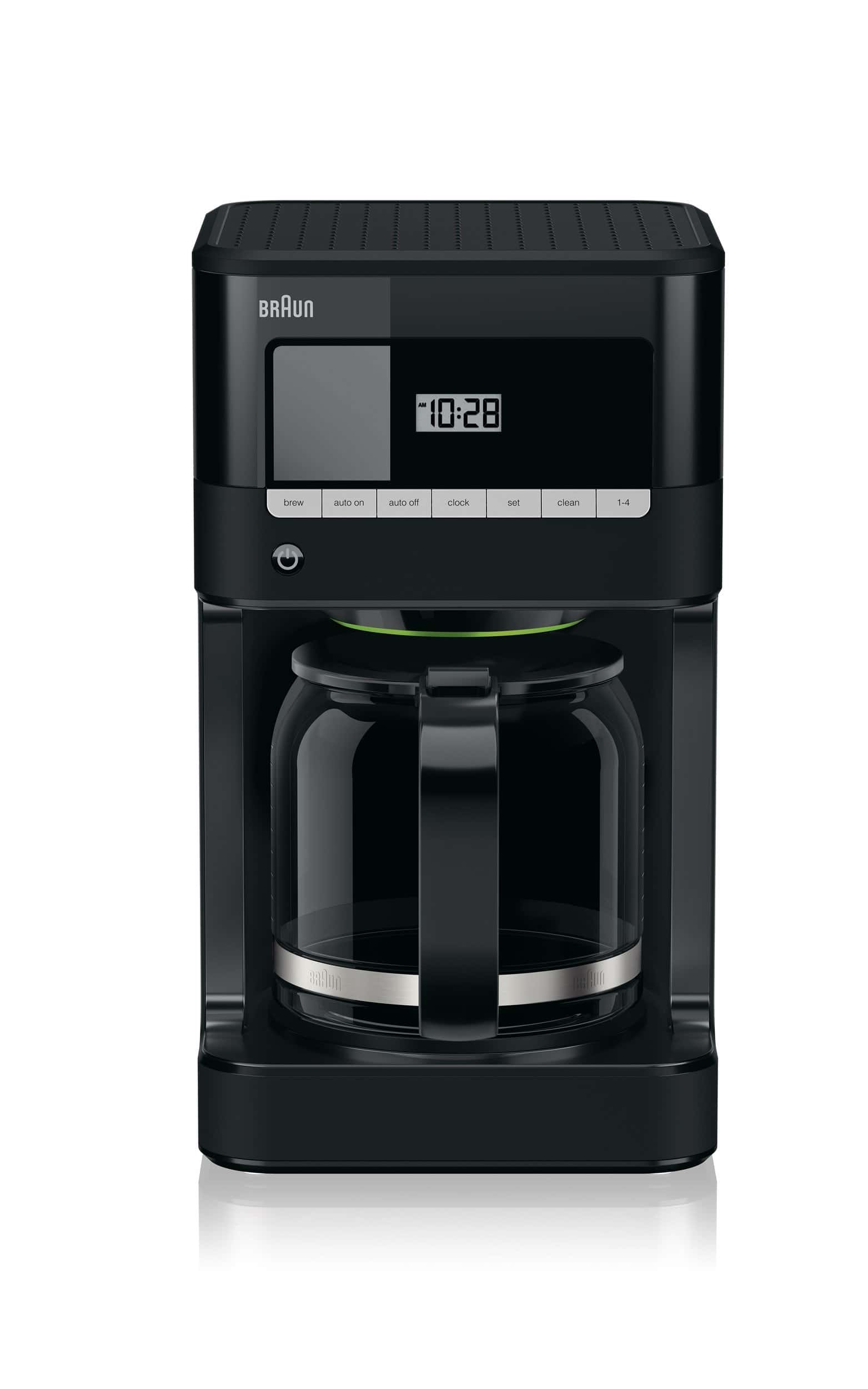 Braun BrewSense 12-Cup Drip Coffee Maker with Brew Strength Selector and Glass Carafe - Black