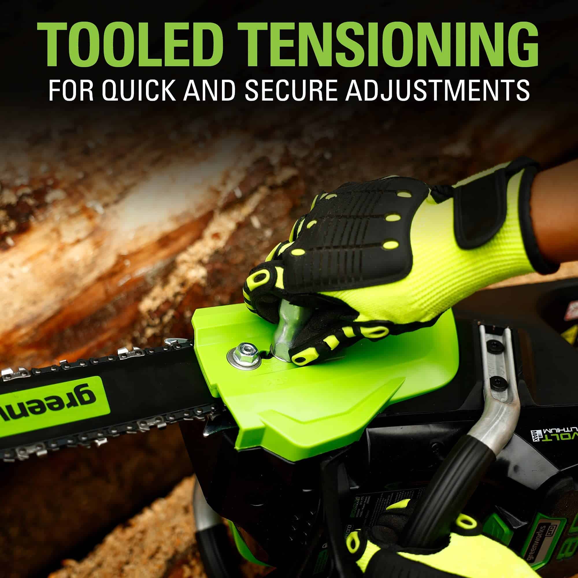 Greenworks 80V 18" Brushless Cordless Chainsaw (Great for Tree Felling, Limbing, Pruning, and Firewood) / 75+ Compatible Tools), Tool Only