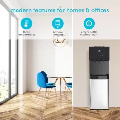 Avalon Bottom Loading Water Cooler Water Dispenser with BioGuard- 3 Temperature Settings - UL Listed