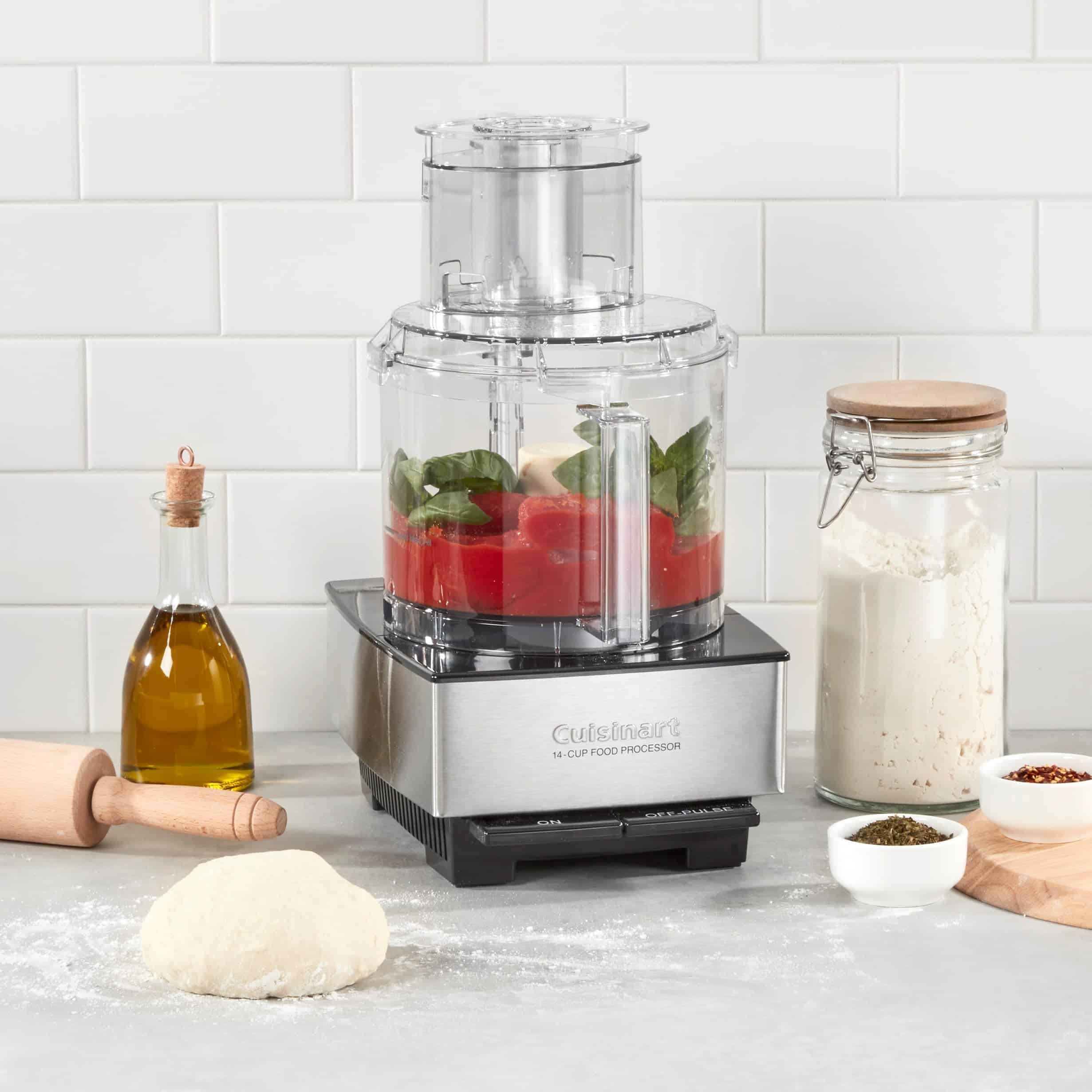 Cuisinart Food Processor 14-Cup Vegetable Chopper, Stainless Steel, DFP-14BCNY