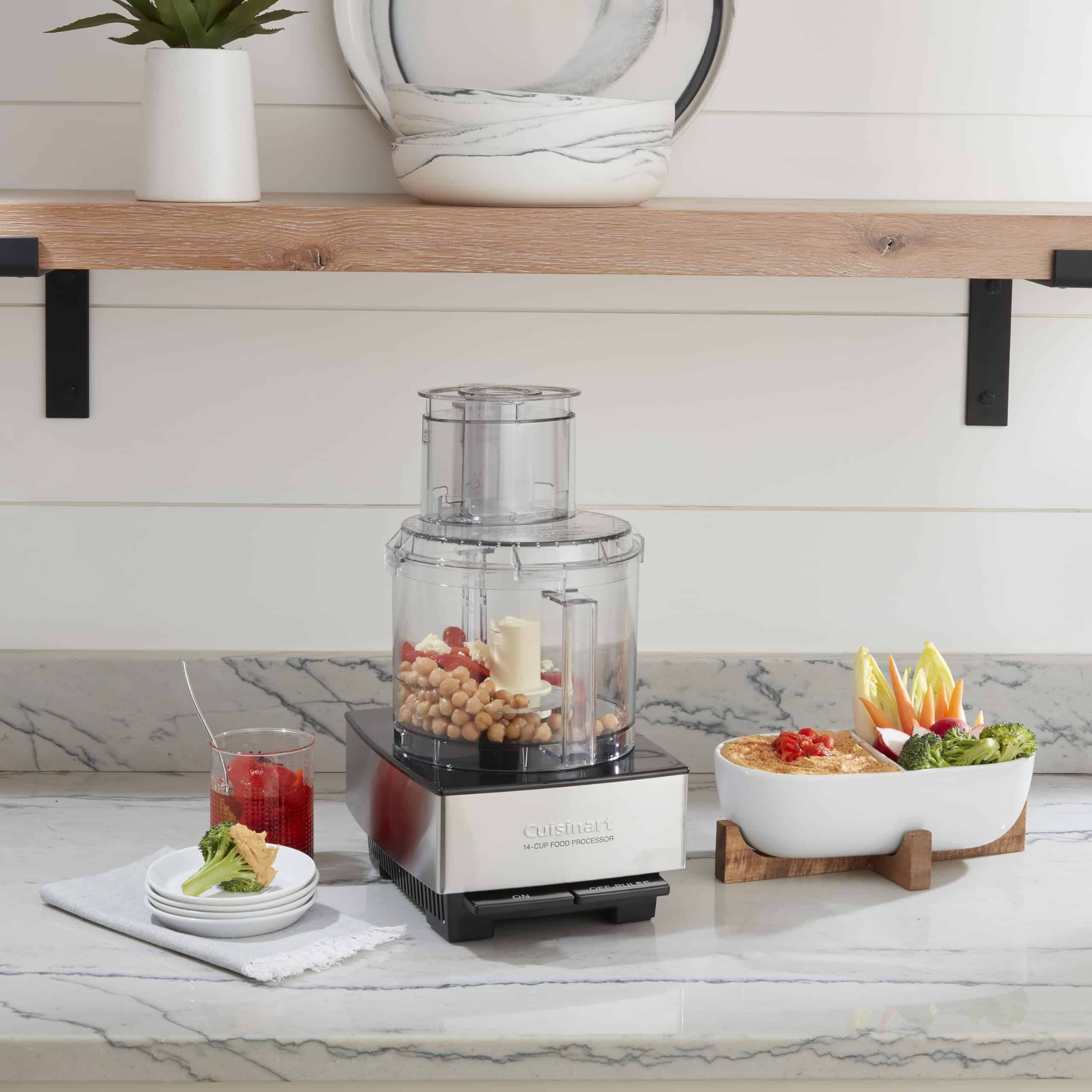 Cuisinart Food Processor 14-Cup Vegetable Chopper, Stainless Steel, DFP-14BCNY
