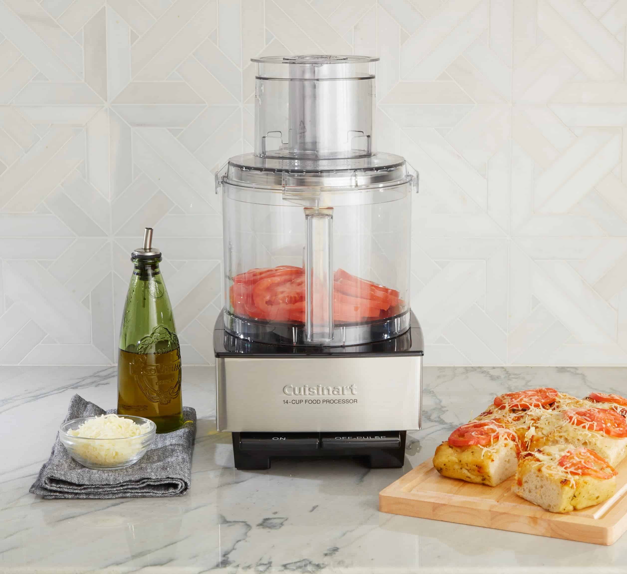 Cuisinart Food Processor 14-Cup Vegetable Chopper, Stainless Steel, DFP-14BCNY