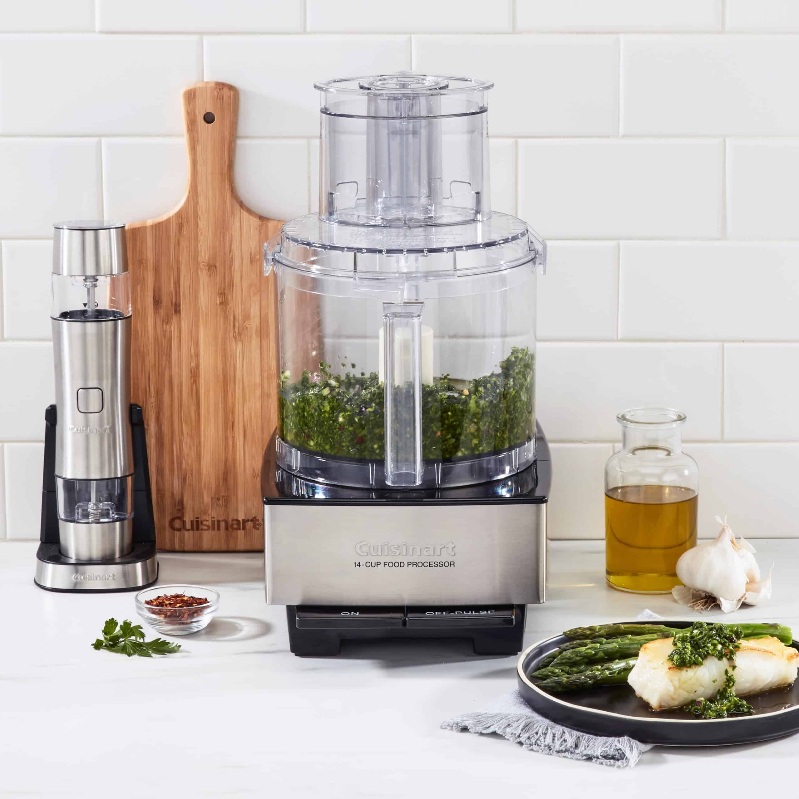 Cuisinart Food Processor 14-Cup Vegetable Chopper, Stainless Steel, DFP-14BCNY