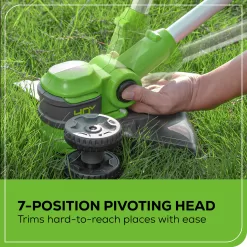 Greenworks 40V 13-Inch Cordless String Trimmer / Edger (Gen 2), 2.0Ah USB Battery and Charger Included