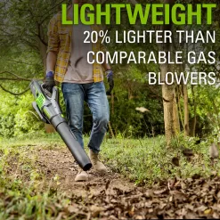 Greenworks 80V (170 MPH / 730 CFM / 75+ Compatible Tools) Cordless Brushless Axial Leaf Blower, Tool Only, 80 Volts