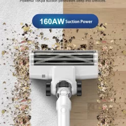 Nismile Cordless Vacuum Cleaner, Stick & Handheld Vacuum, 18Kpa Strong Suction, 6000mAh Vacuum Cleaner