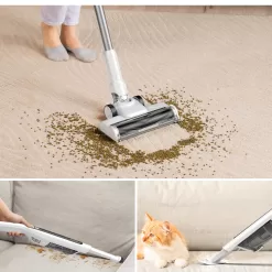 Nismile Cordless Vacuum Cleaner, Stick & Handheld Vacuum, 18Kpa Strong Suction, 6000mAh Vacuum Cleaner