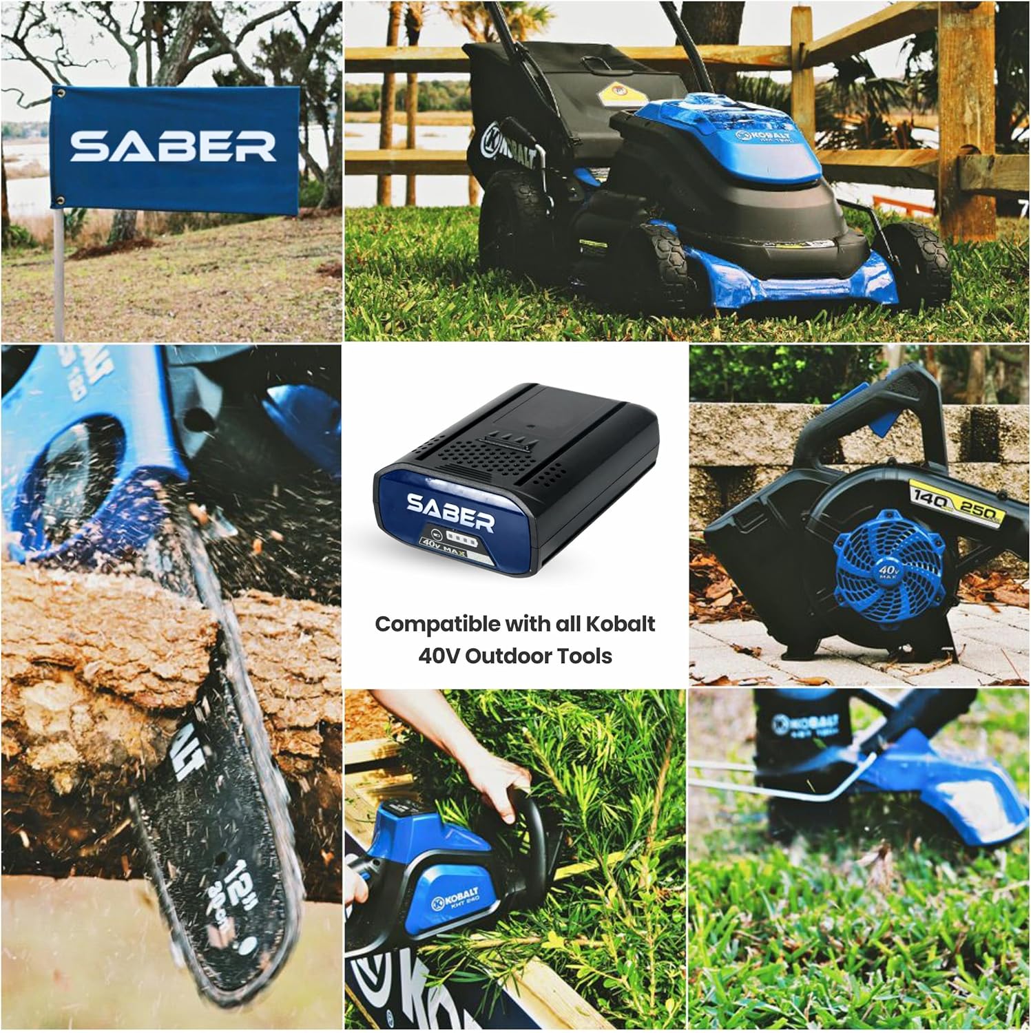 SABER 40V 5.0Ah Battery | Replaces Kobalt 40V Battery (High Capacity) - Image 4