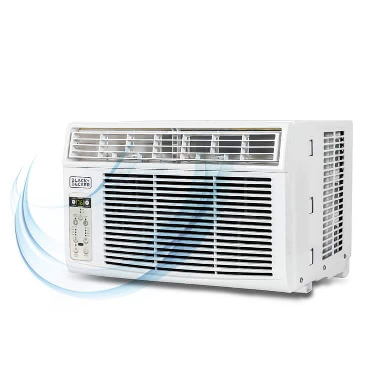 BLACK+DECKER 10000 BTU Energy Star Window Air Conditioner for 350 Square Feet with Remote Included