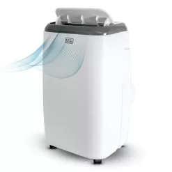 BLACK+DECKER 10000 BTU Portable Air Conditioner with Remote Control, White