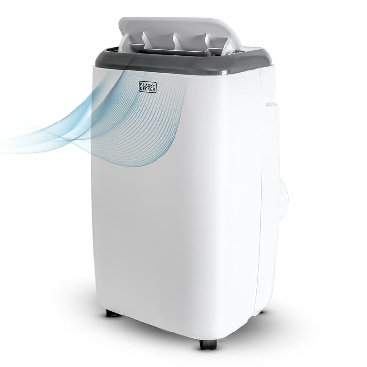 BLACK+DECKER 10000 BTU Portable Air Conditioner with Remote Control, White