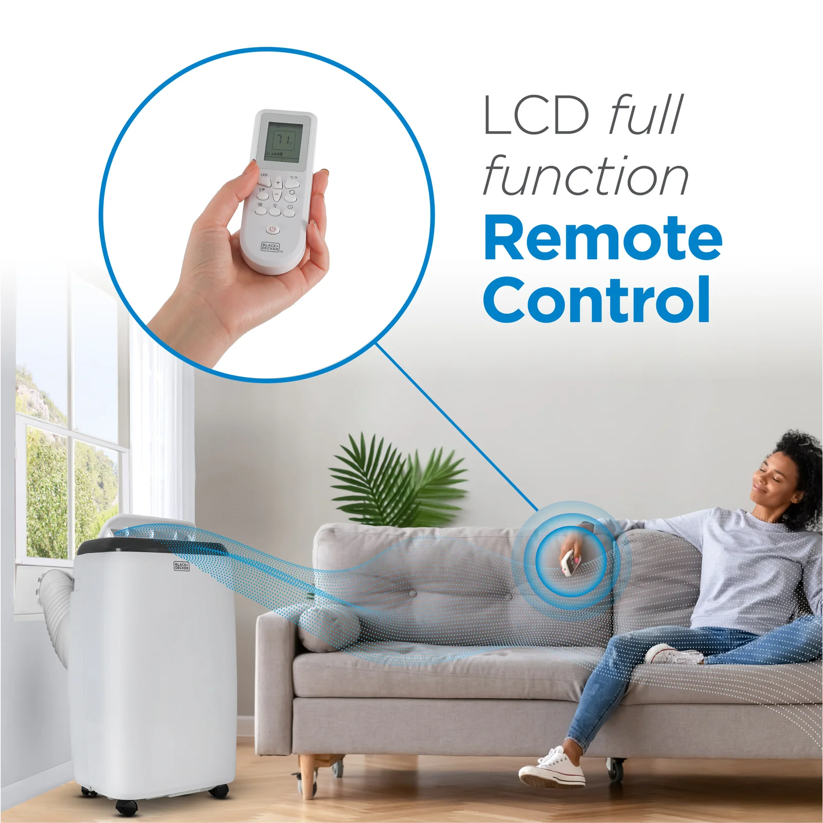 Black-Decker 5,000 BTU SACC/CEC (8,000 Btu Ashrae) Portable Air Conditioner with Remote Control