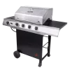 Charbroil Performance Series 4-Burner Propane Gas Grill Cart with Side Burner