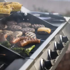 Charbroil Performance Series 4-Burner Propane Gas Grill Cart with Side Burner