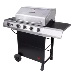 Charbroil Performance Series 4-Burner Propane Gas Grill Cart with Side Burner