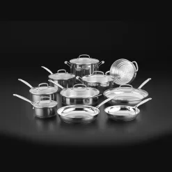 Cuisinart Chef's Classic 17 Piece Stainless Steel Cookware Set