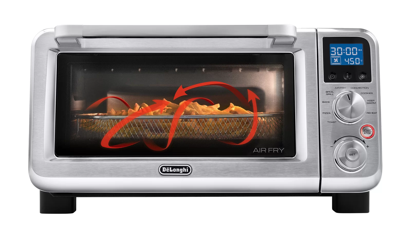 De'Longhi Air Fry Oven, Premium 9-in-1 Digital Air Fry Convection Toaster Oven