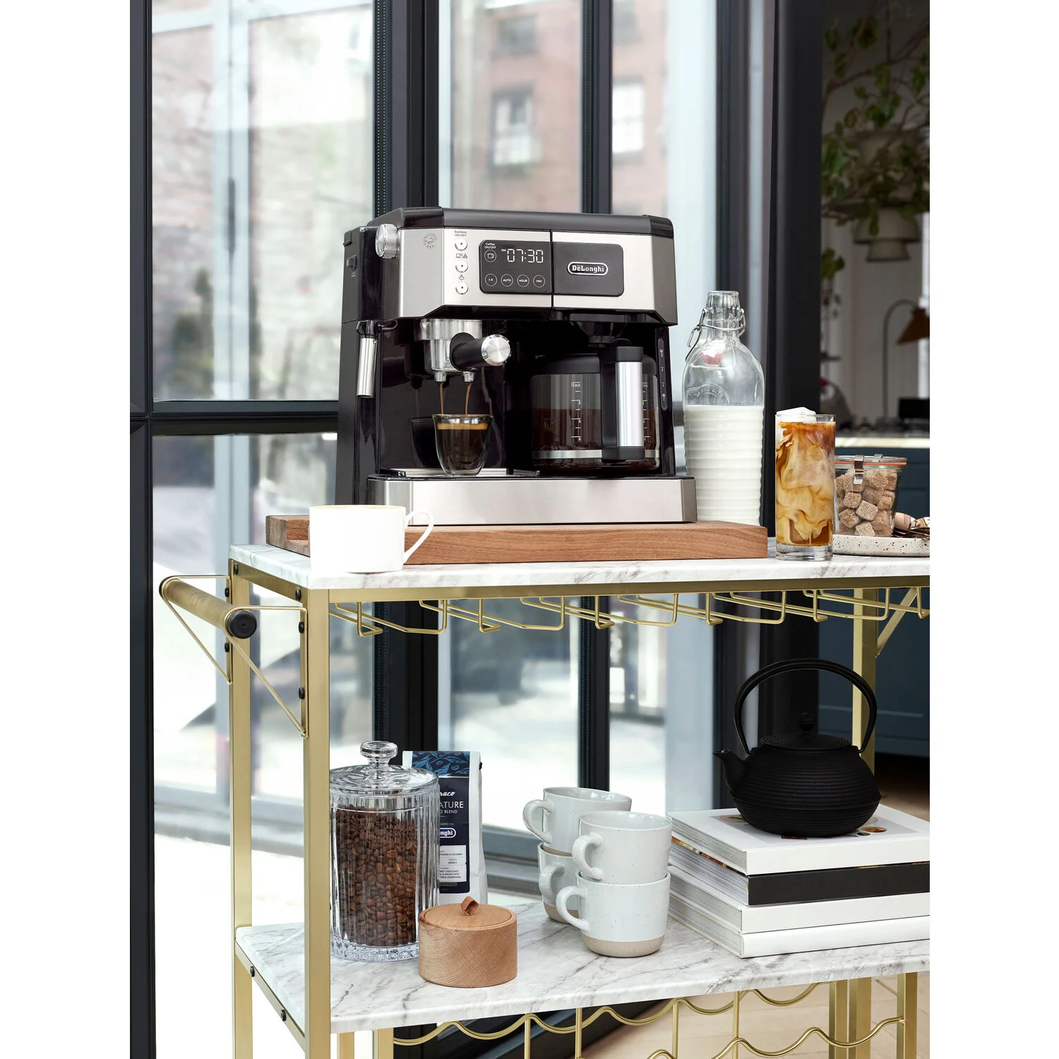 DeLonghi Coffee and Espresso Combo Brewer