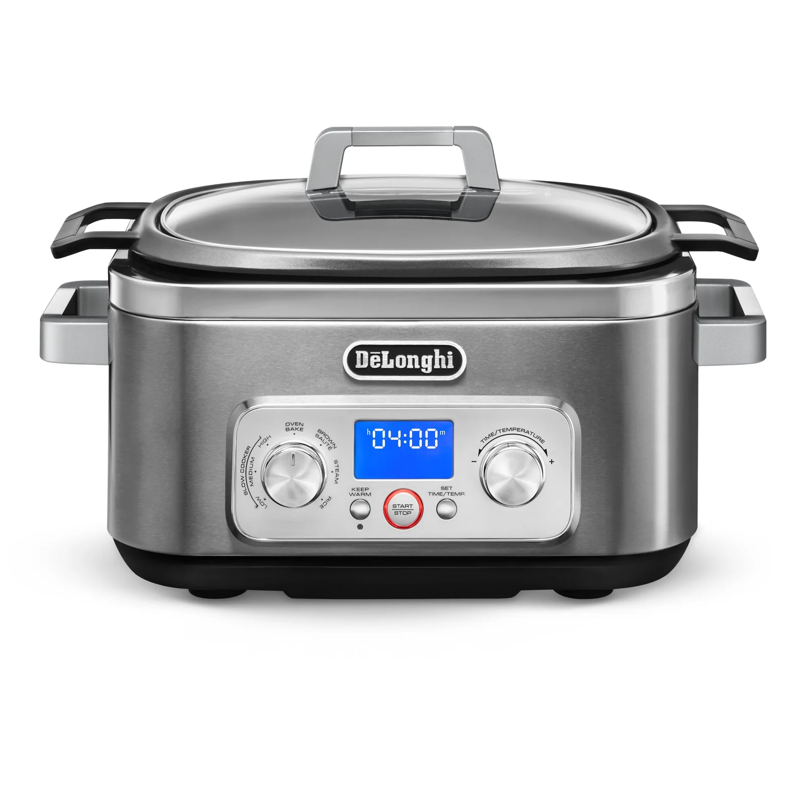 De'Longhi Livenza Multi-Cooker, Stainless Steel - 6 qt - Crock Pot Slow Cooker