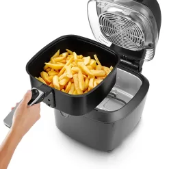 De'Longhi Rapid Crisp Air Fryer, 5-Quart, 1700-Watt XL, Black