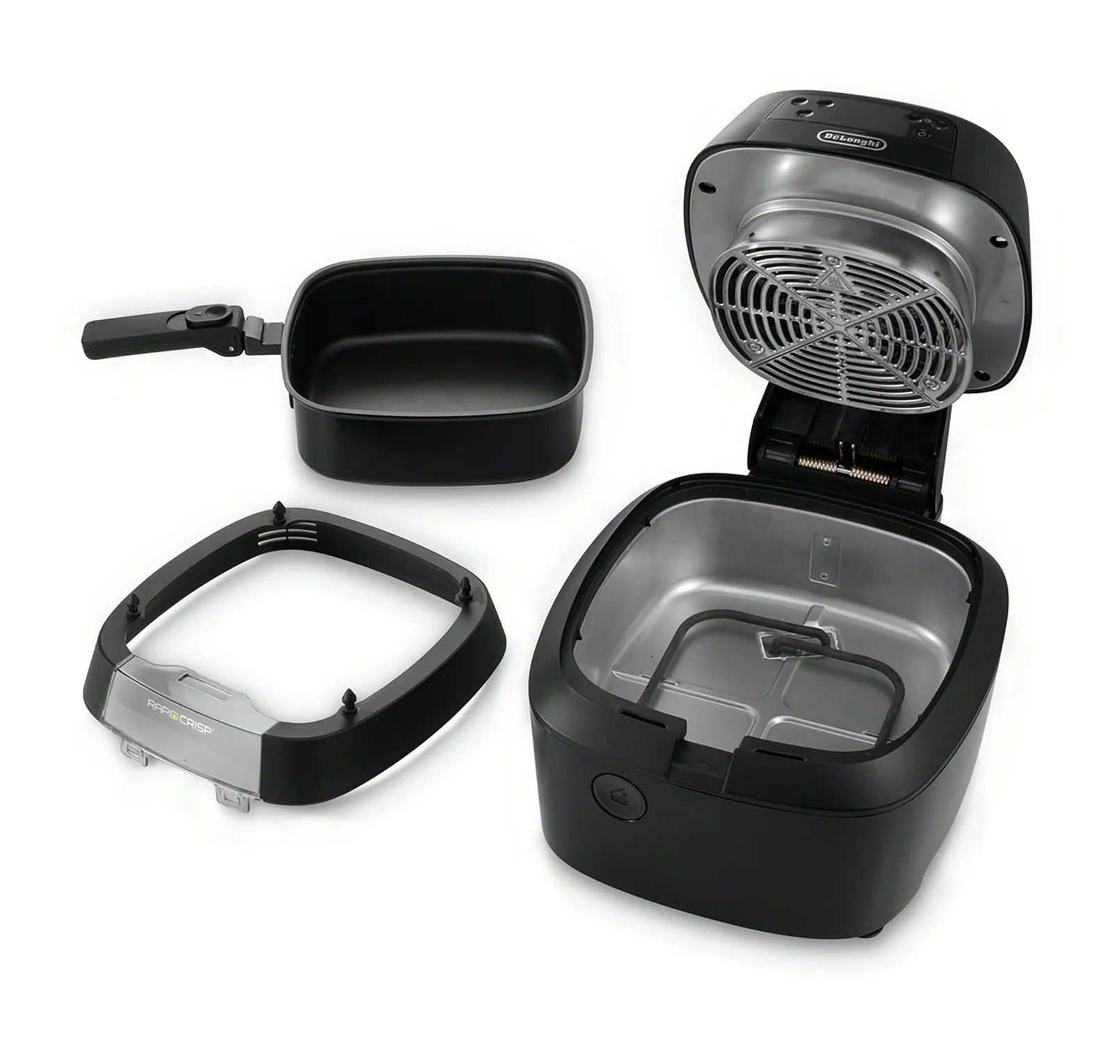 De'Longhi Rapid Crisp Air Fryer, 5-Quart, 1700-Watt XL, Black