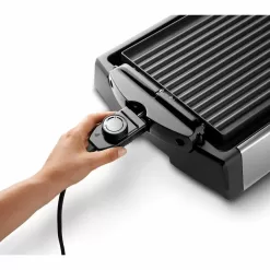 De'Longhi Reversible Grill/Griddle, Black BGR50