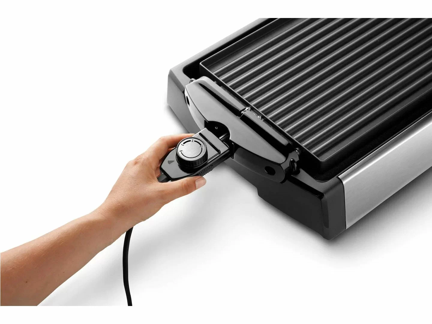 De'Longhi Reversible Grill/Griddle, Black BGR50