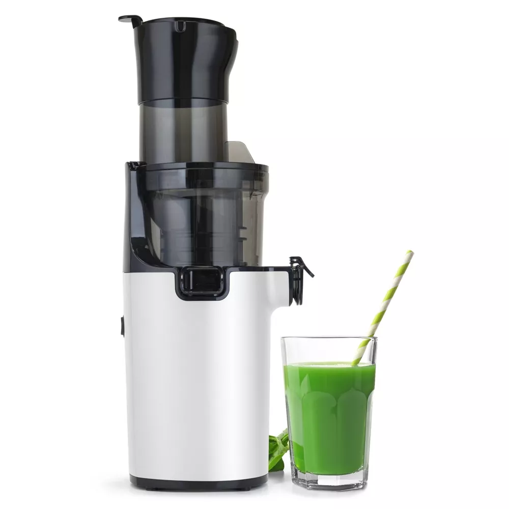 Tribest Shine Kitchen Co. Easy Cold Press Juicer with XL Feed Chute