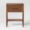 Threshold Warwick End Table with Drawer - Brown