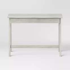 Threshold Paulo Wood Writing Desk with Drawer - Off White
