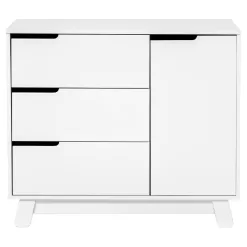 Babyletto Hudson 3-Drawer Changer Dresser with Removable Changing Tray - White