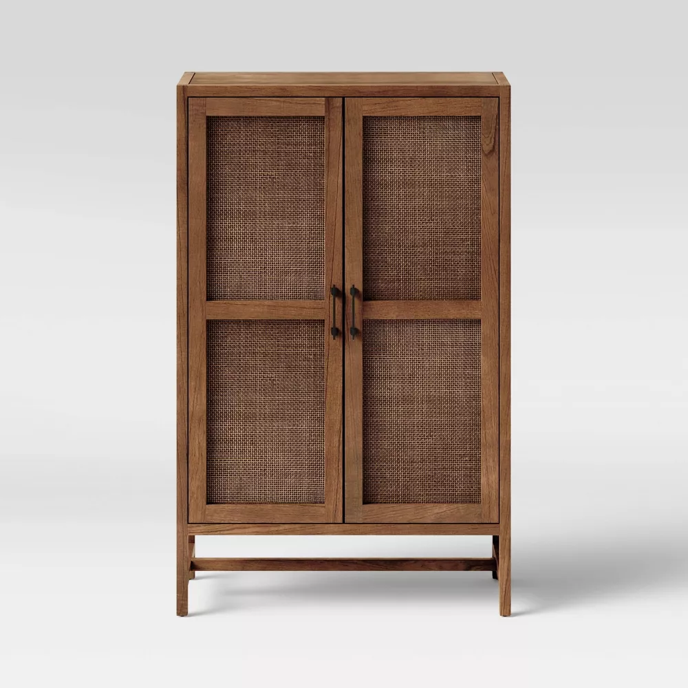 Threshold Warwick Library Cabinet - Brown