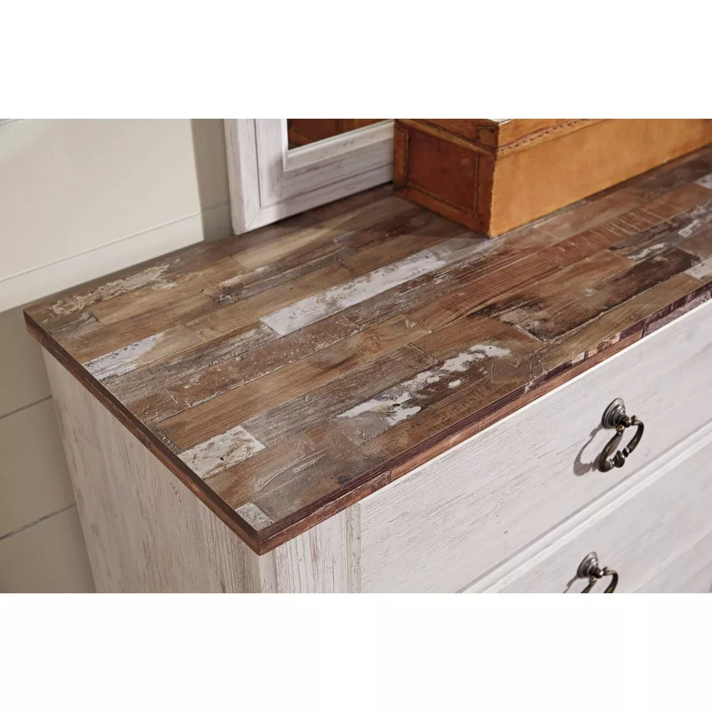 Signature Design by Ashley Willowton Chest of Drawers Cream