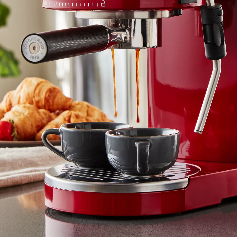 KitchenAid Semi-Automatic Espresso Machine - Empire Red