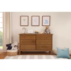 DaVinci Jayden 6-Drawer Double Dresser - Chestnut