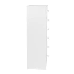 Prepac Astrid 6 Drawer Tall Chest - White