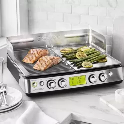 GreenPan Elite Indoor Ceramic Nonstick XL Smoke-Less Grill & Griddle - Black