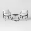 Room Essentials 3pc Metal Mesh Small Space Set