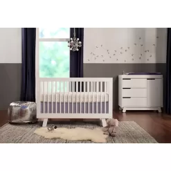 Babyletto Hudson 3-Drawer Changer Dresser with Removable Changing Tray - White