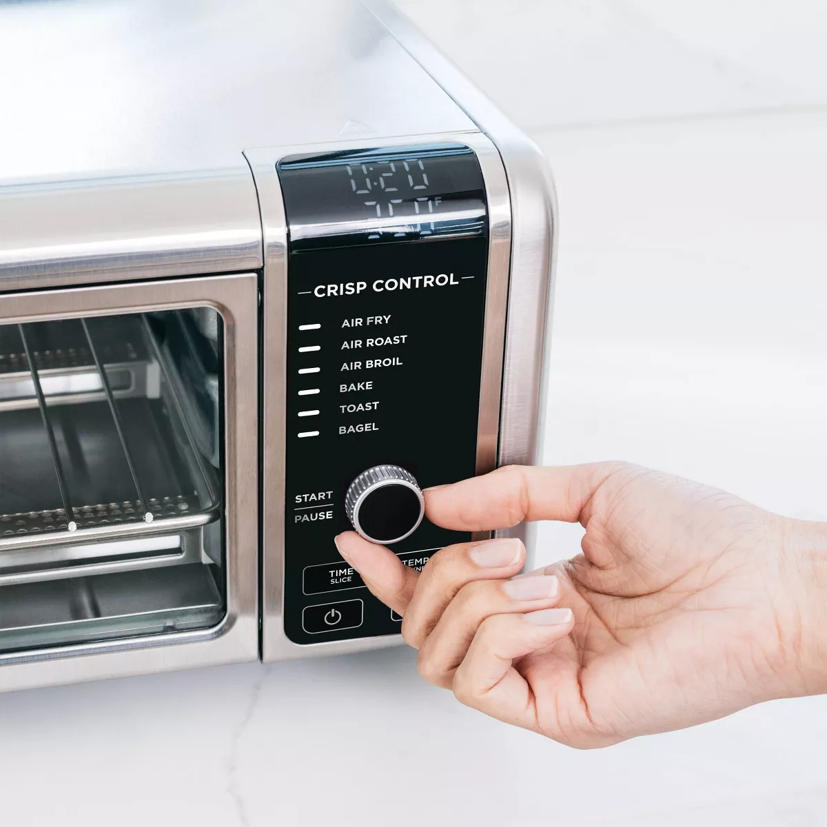 Ninja Foodi 6-in-1 Digital Air Fry Oven/Toaster Oven Flip-Away for Storage - SP100BF